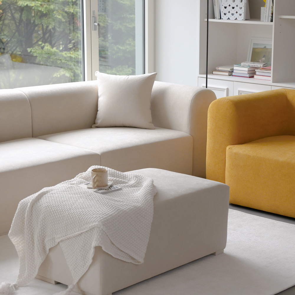 반트 푸딩 모듈 4.5인 패브릭소파