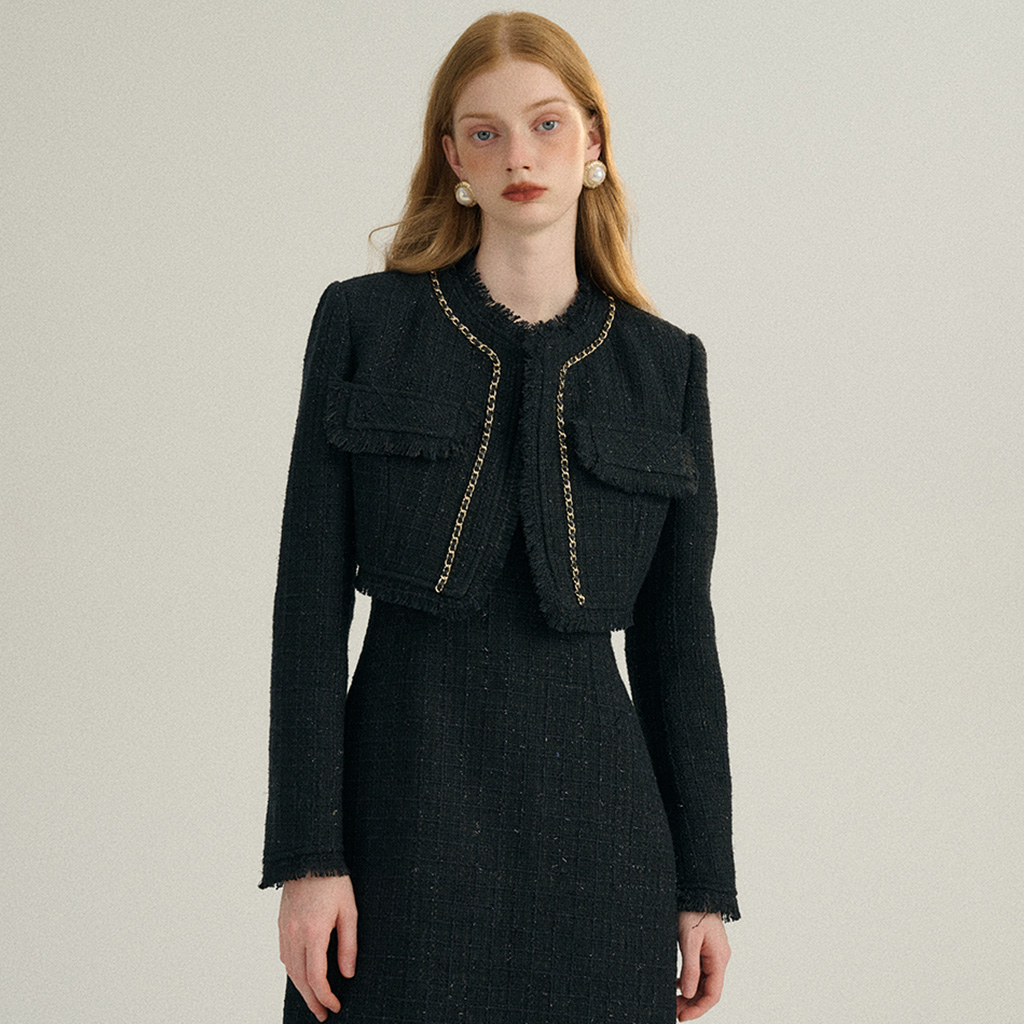 [신스덴] 로이스 트위드 자켓