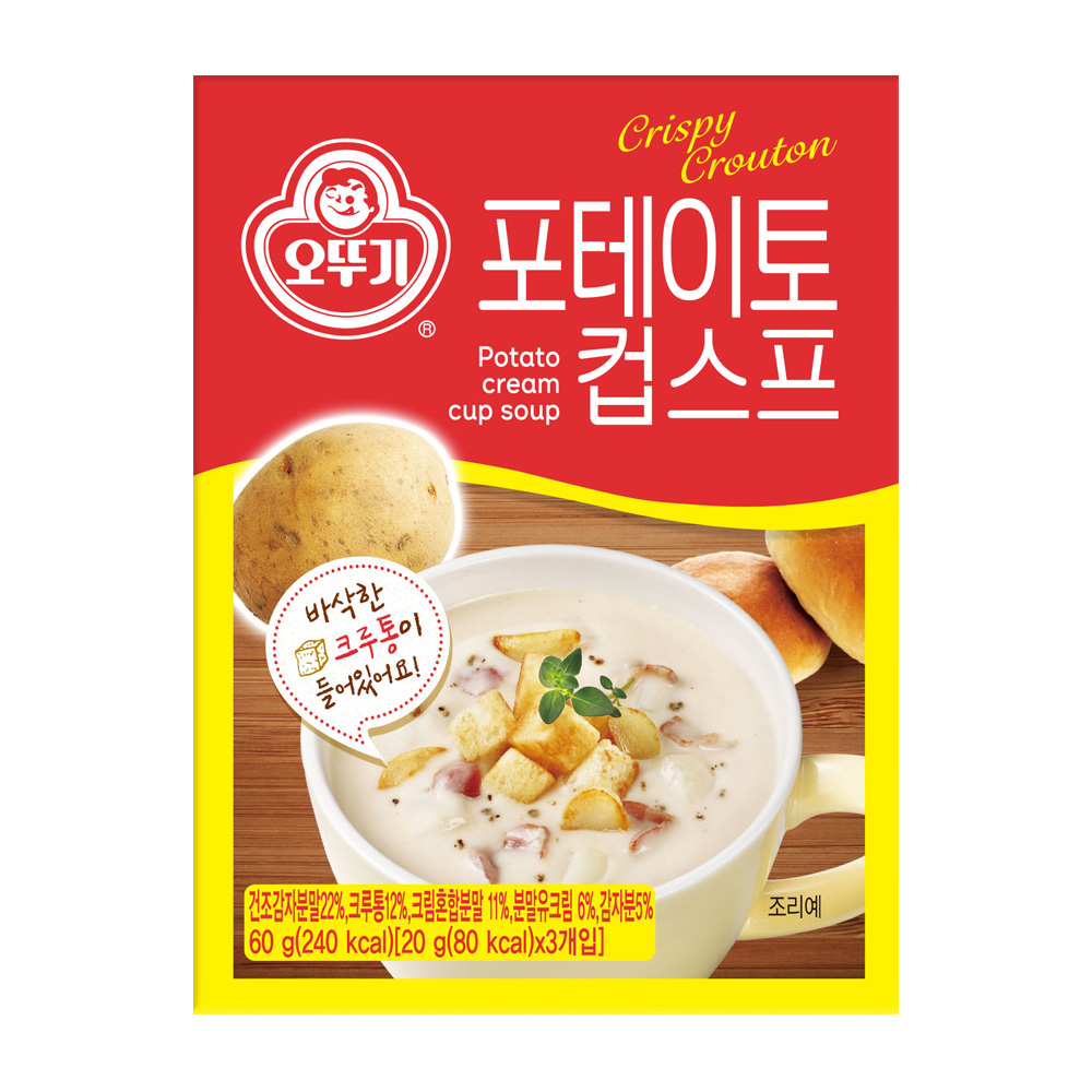 오뚜기 포테이토 컵스프 3입 60g - 상품 이미지