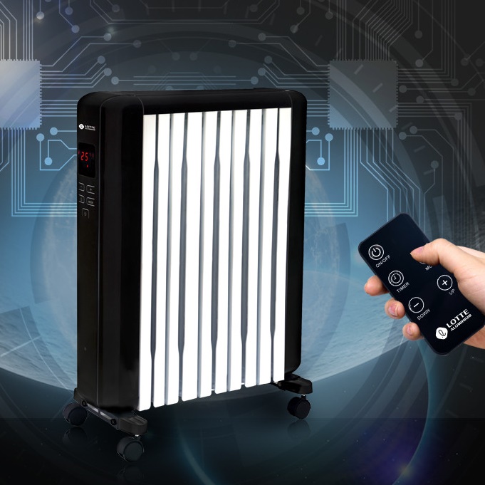 14핀 라디에이터 업소용 오일히터 전기라지에다 욕실방열기 라지에터