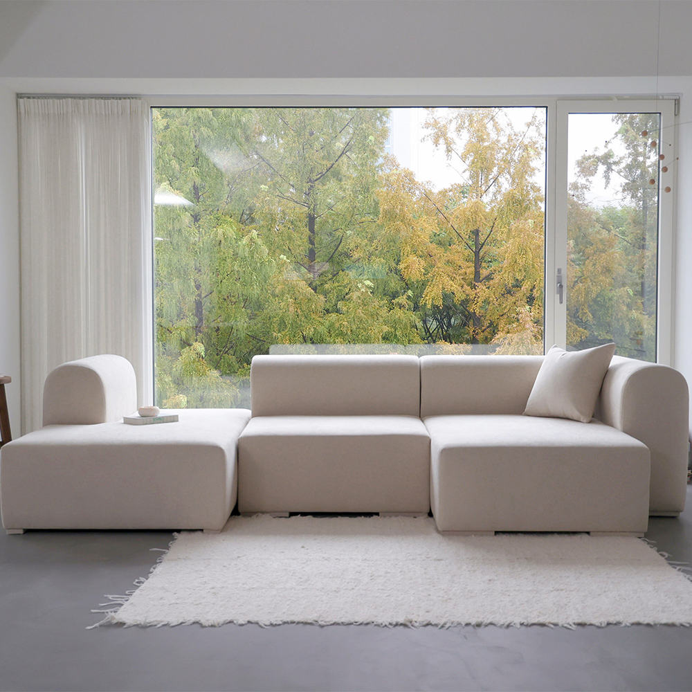 반트 푸딩 모듈 4인용 패브릭소파 모음