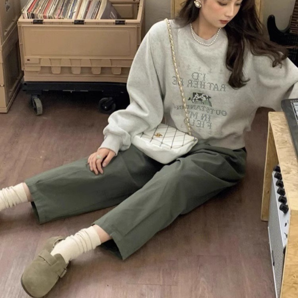 정신병동에도 아침이 와요 4화 박보영 맨투맨 정다은 스웻셔츠 옷 패션 회색 이미지 2
