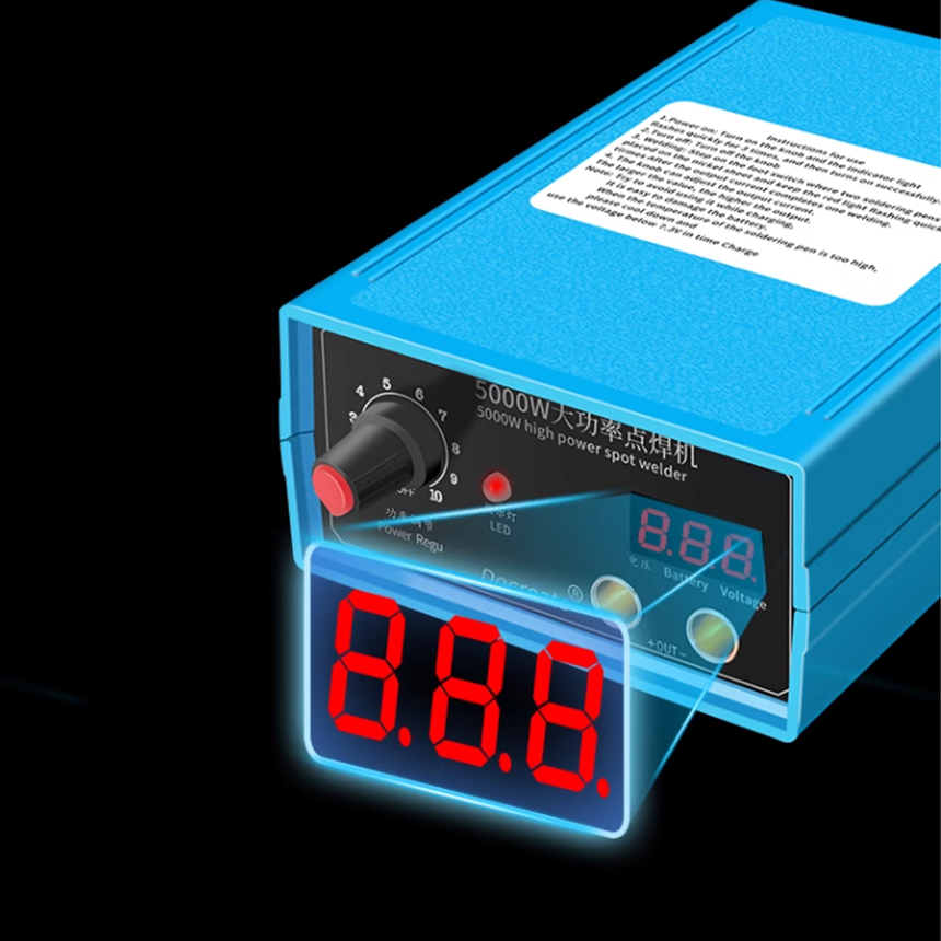 휴대용 미니 스폿용접기 18650 배터리 팩 니켈 5000w 스폿용접 220V 충전기포함 - 상세 이미지 3
