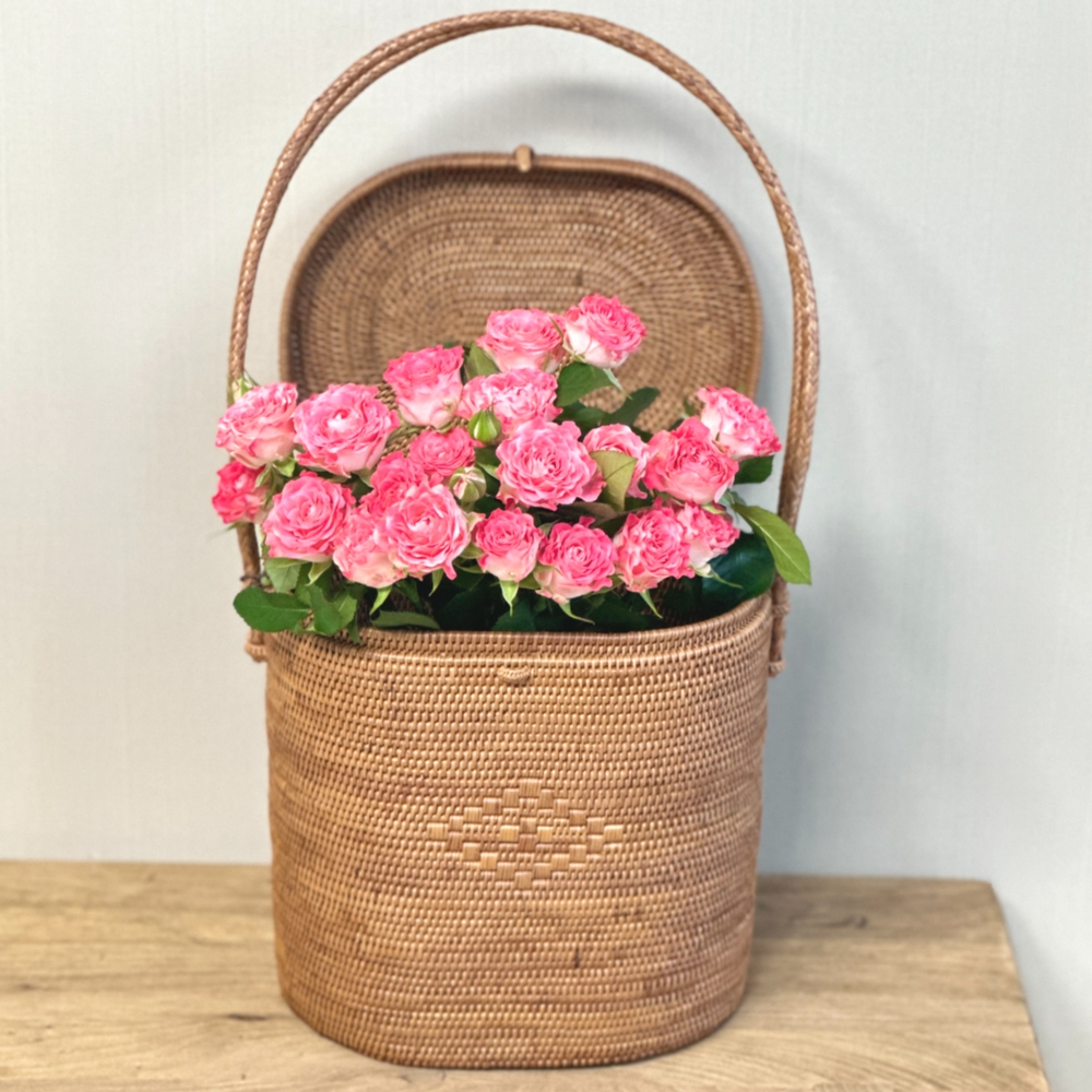 리틀캠든 페어플 장미 생화꽃다발