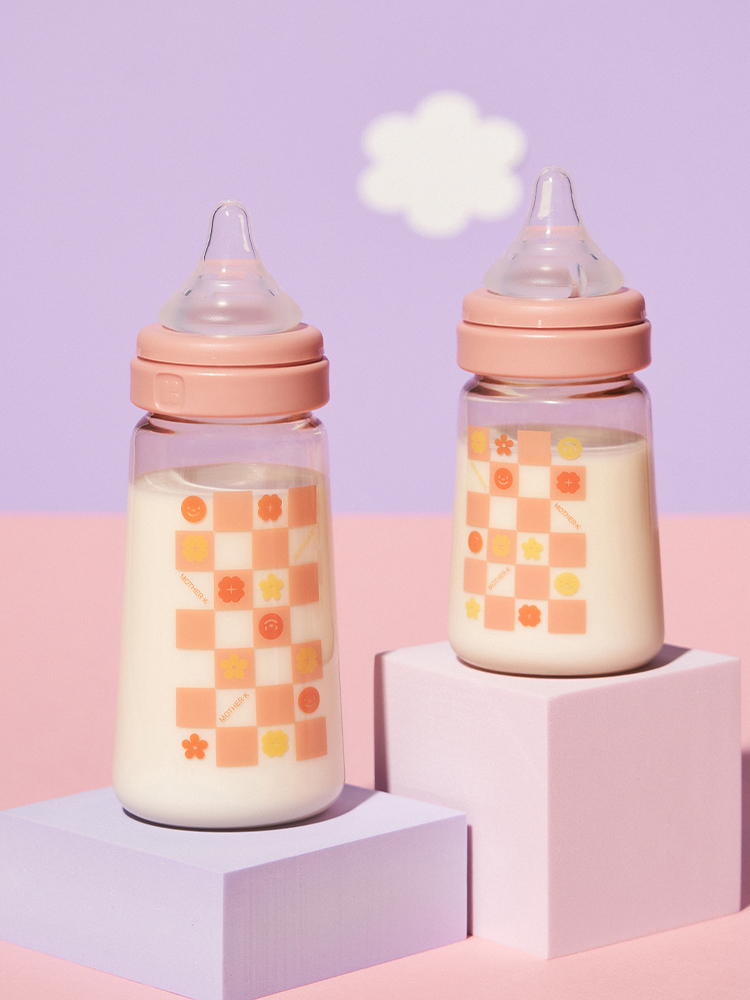 [젖꼭지2P GIFT] 마더케이 웰컴 베이비 수유세트 PPSU젖병 180ML 트윈팩+ 실리콘 폴딩 쪽쪽이(케이스포함) 선택 - 상세 이미지 3