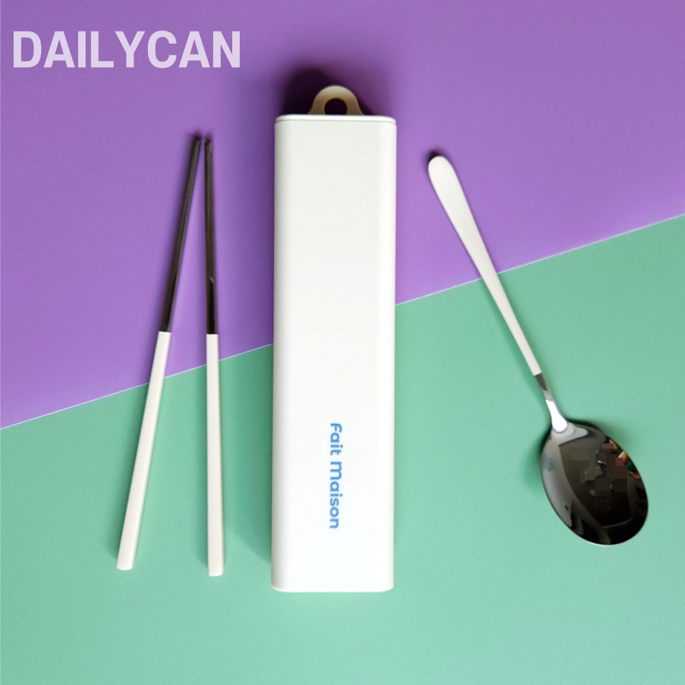 데일리캔 휴대용 도시락 수저케이스 수저통 - 상세 이미지 2