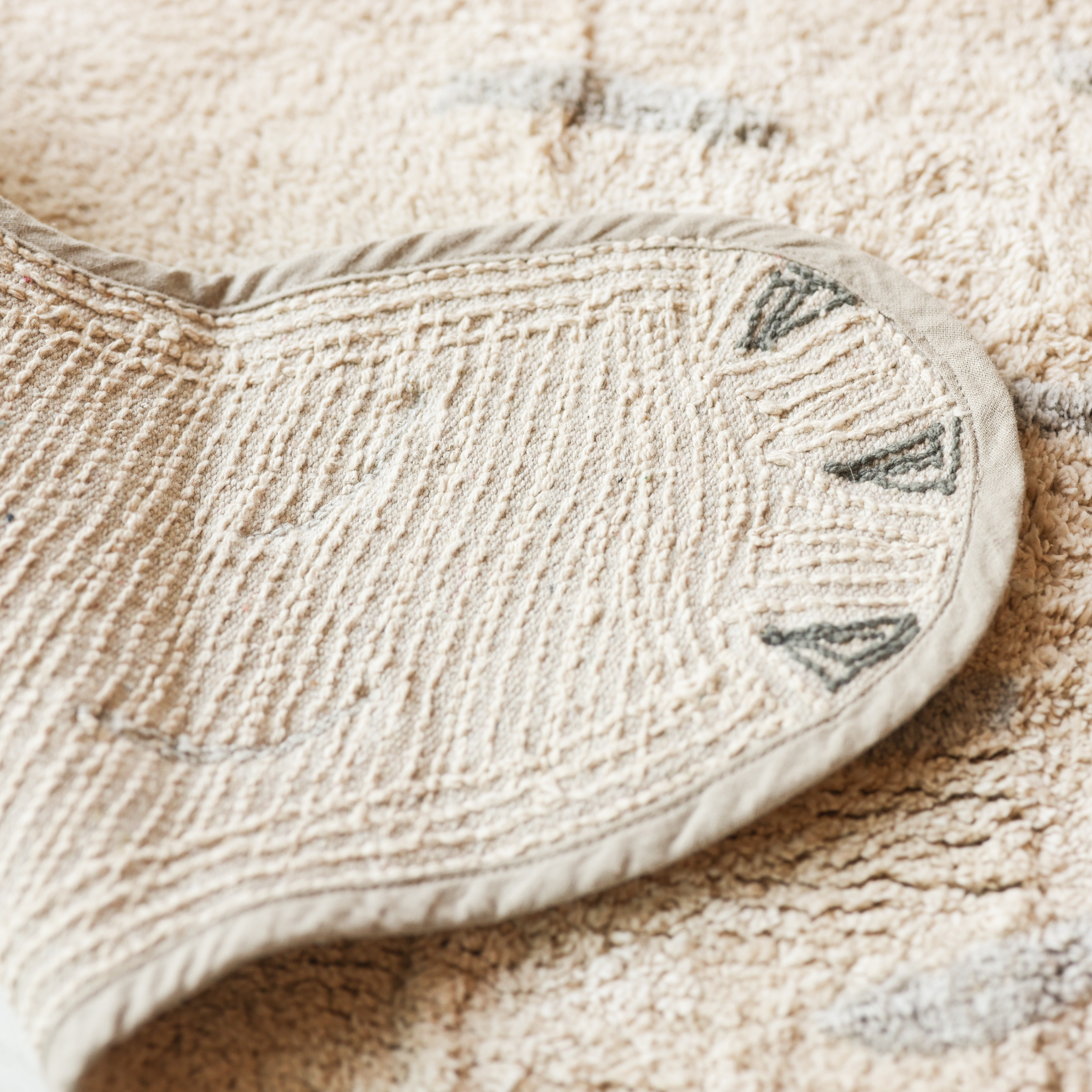 즐거운 동물원 순면 빅 발매트 북극 곰 러그