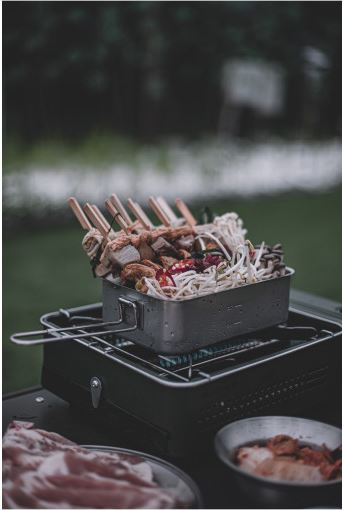 키녹스 반합 뚜껑 세트 군용 사각 캠핑 스텐 백패킹