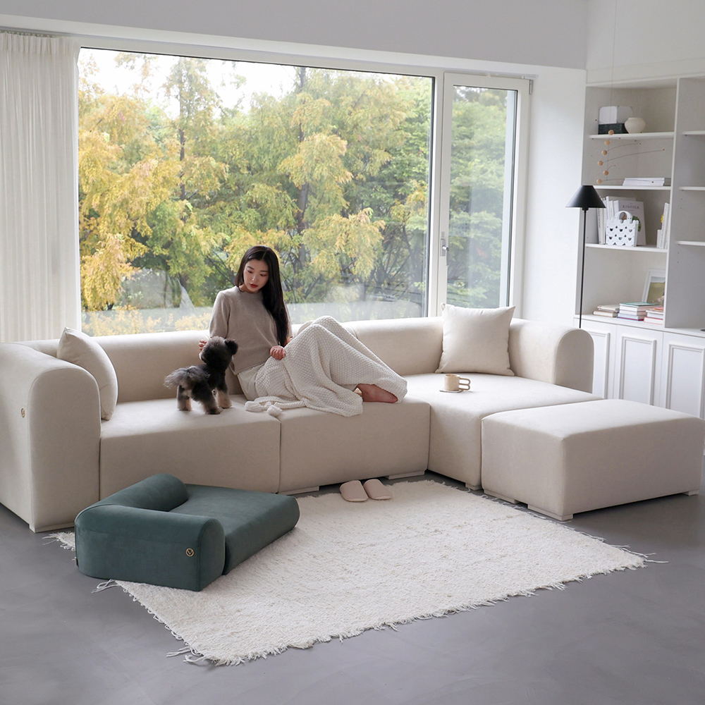 반트 푸딩 모듈 4인용 패브릭소파 모음