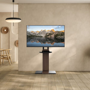 카멜마운트 TV 우드스타일 삼성 LG 호환 높이조절 티비스탠드 거치대 S... 개봉기 | 실사용 후기 - 상품 이미지 1