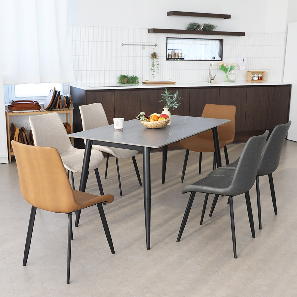 린백토리 고급 가죽 인테리어 편한 예쁜 식탁 의자 테이블 주방 의자 다이닝체어