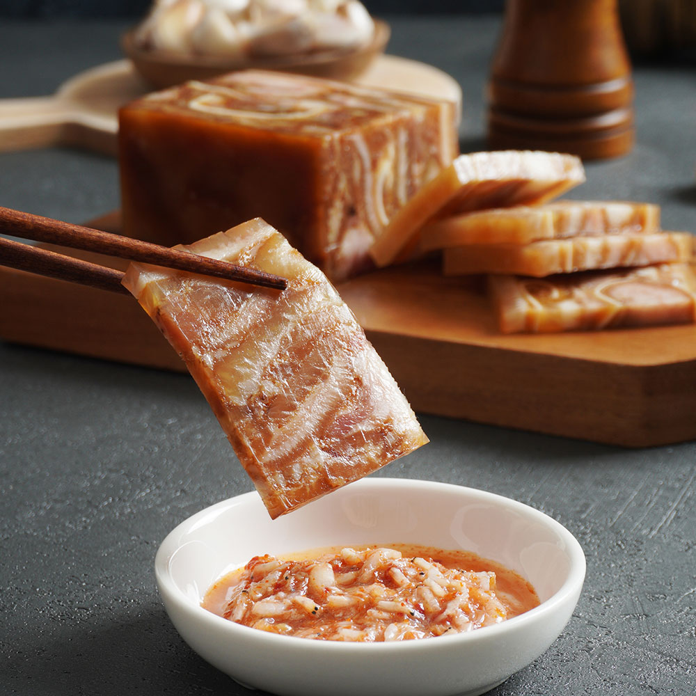 마늘 통 편육 돼지머릿고기 돼지머리고기 냉장 - 상세 이미지 2