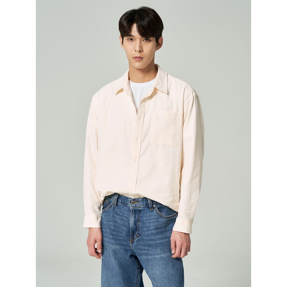 남성 세골 코듀로이 릴렉스핏 셔츠  아이보리 (423964AY10) : 에잇세컨즈