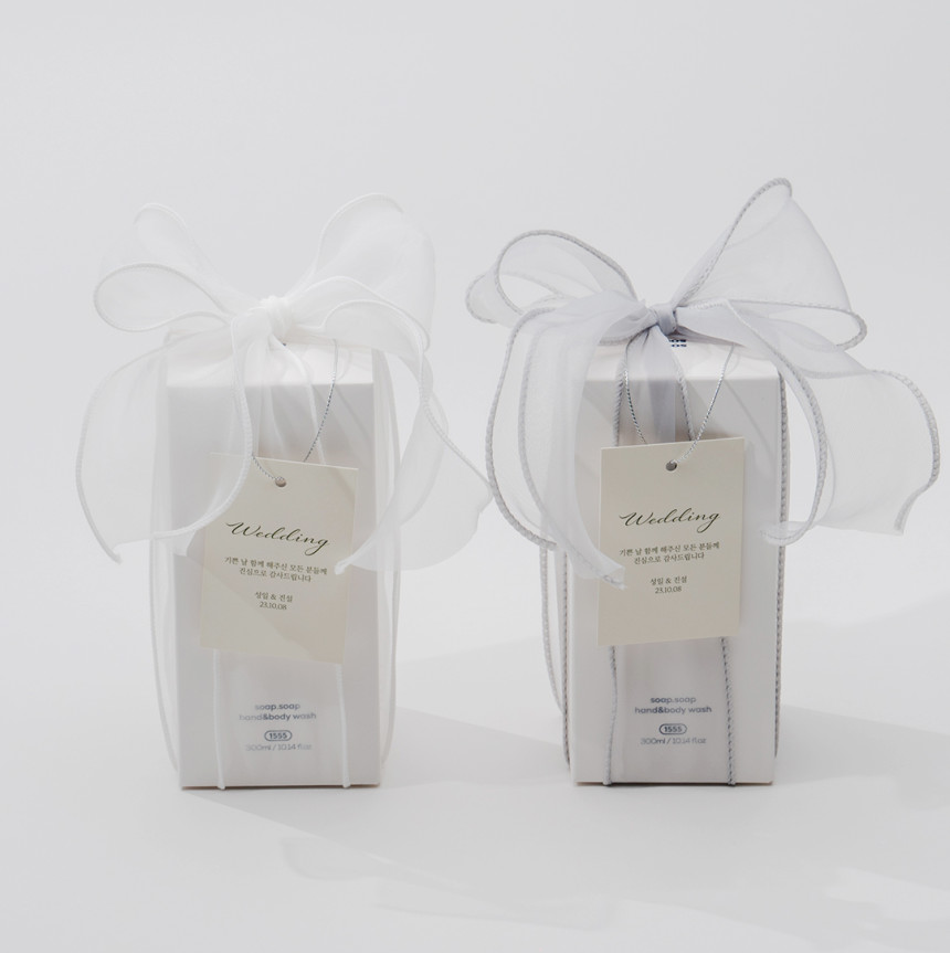 소프소프 핸드 앤 바디 워시 300ml 기념일 답례품 패키지 -  결혼식 돌 잔치 답례 및 회사 단체 선물 사진 6