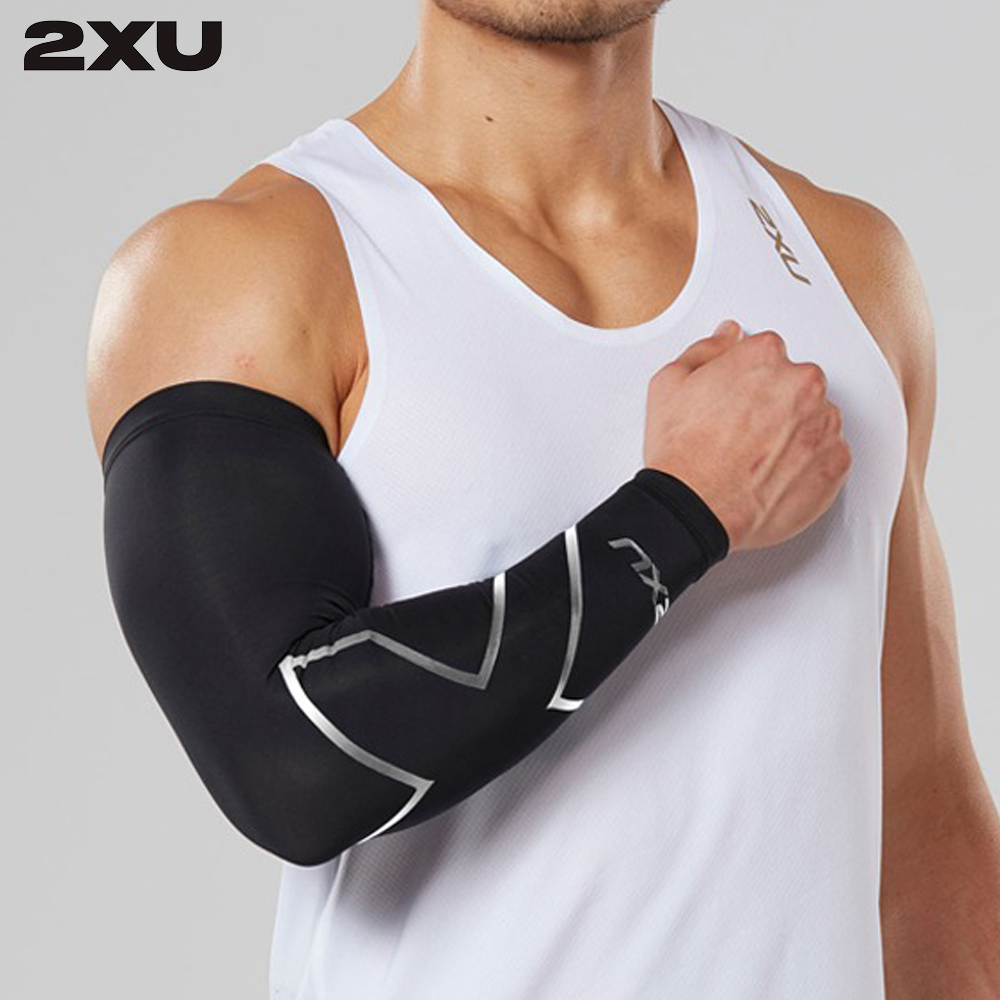 2XU 암슬리브 팔토시 컴프레션 암가드 싱글 UA3196ABLK-SIL - 상품 이미지