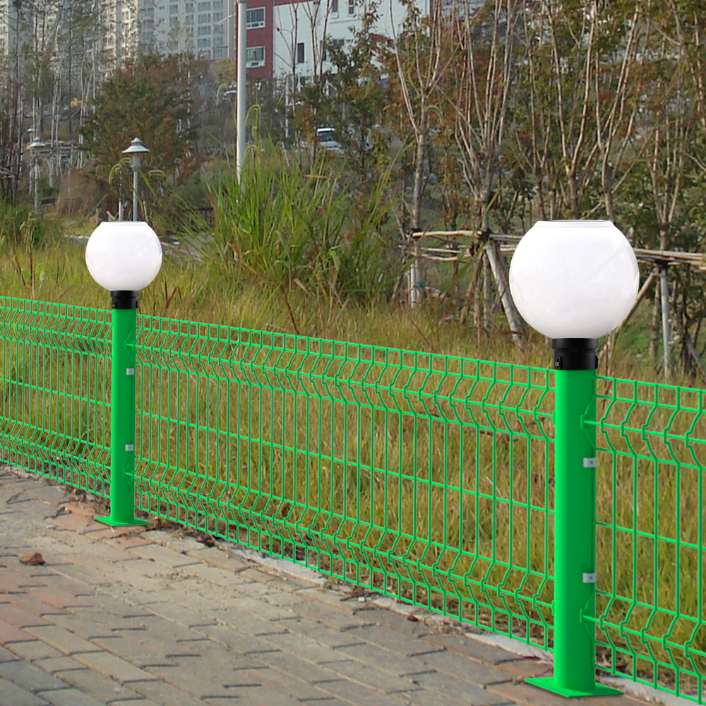 태양광 휀스 문주등 가로등 조명등 LED 메쉬휀스 텅스텐 구슬 대문등 원형 펜스 20호 - 상세 이미지 3