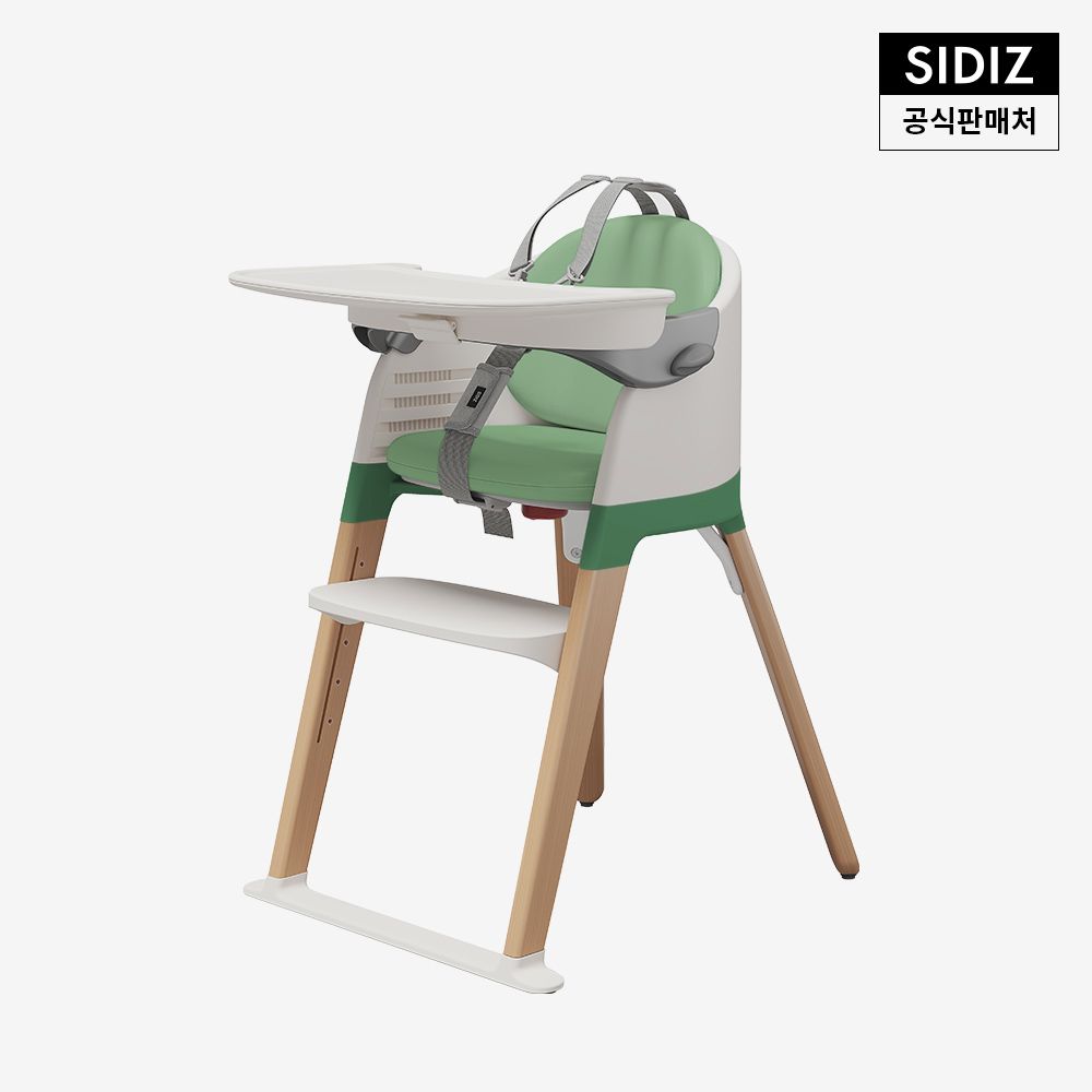 시디즈 몰티 하이체어 아기 식탁 의자 (트레이, 안전벨트 포함)