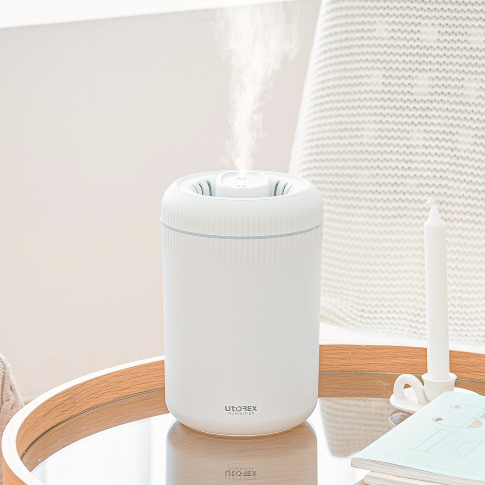 유토렉스 스마트 초음파 가습기 3.5L UTH-1050 대용량 간편 세척 무드등 신생아 거실