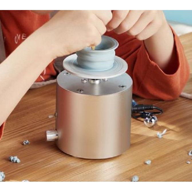 전동 미니물레 점토 도자기미니어처 만들기 클레이 손물레 공방 DIY 턴테이블 - 상품 이미지