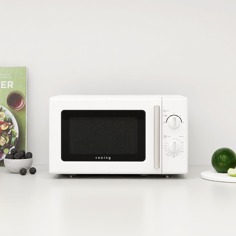 쿠잉 레트로 전자렌지 MM-R20AW 화이트 전자랜지 미니 소형