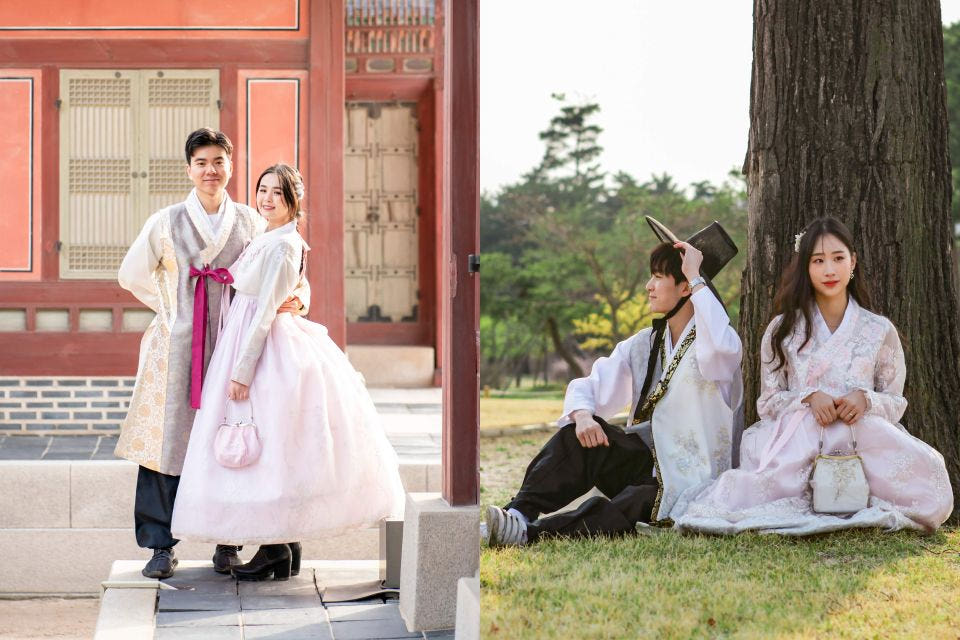 뜨거운청춘 서울 경복궁 입장권 및 한복 대여