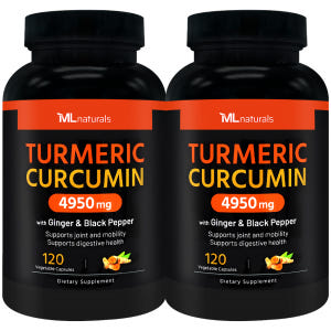 마이라이프 내추럴스 유기농 강황 커큐민 4950mg (진저+블랙페퍼) 1... 맛있게 먹은 솔직 후기 - 상품 이미지 1