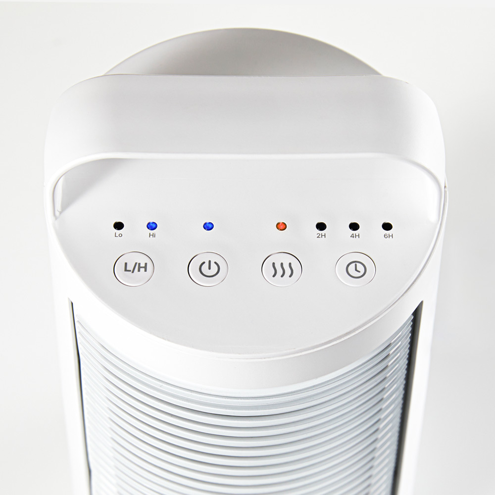 오아 라운드 미니 전기 온풍기 PTC 발 히터 난로 가정용 캠핑용 사무실 난방기 열풍기