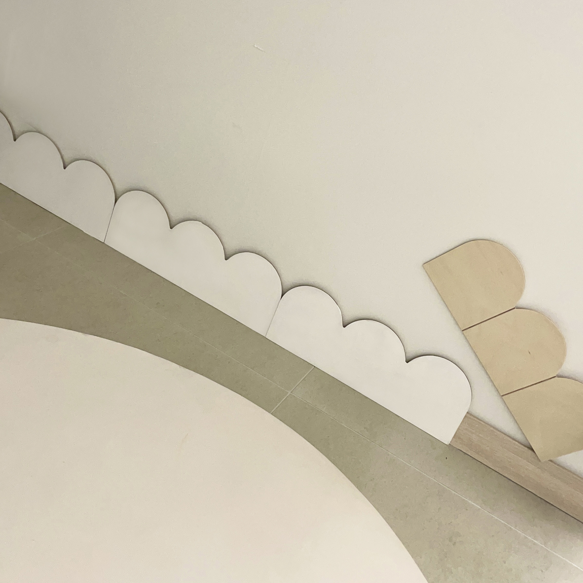 하이오즈 우드 양면 걸레받이 커버 몰딩 가리개