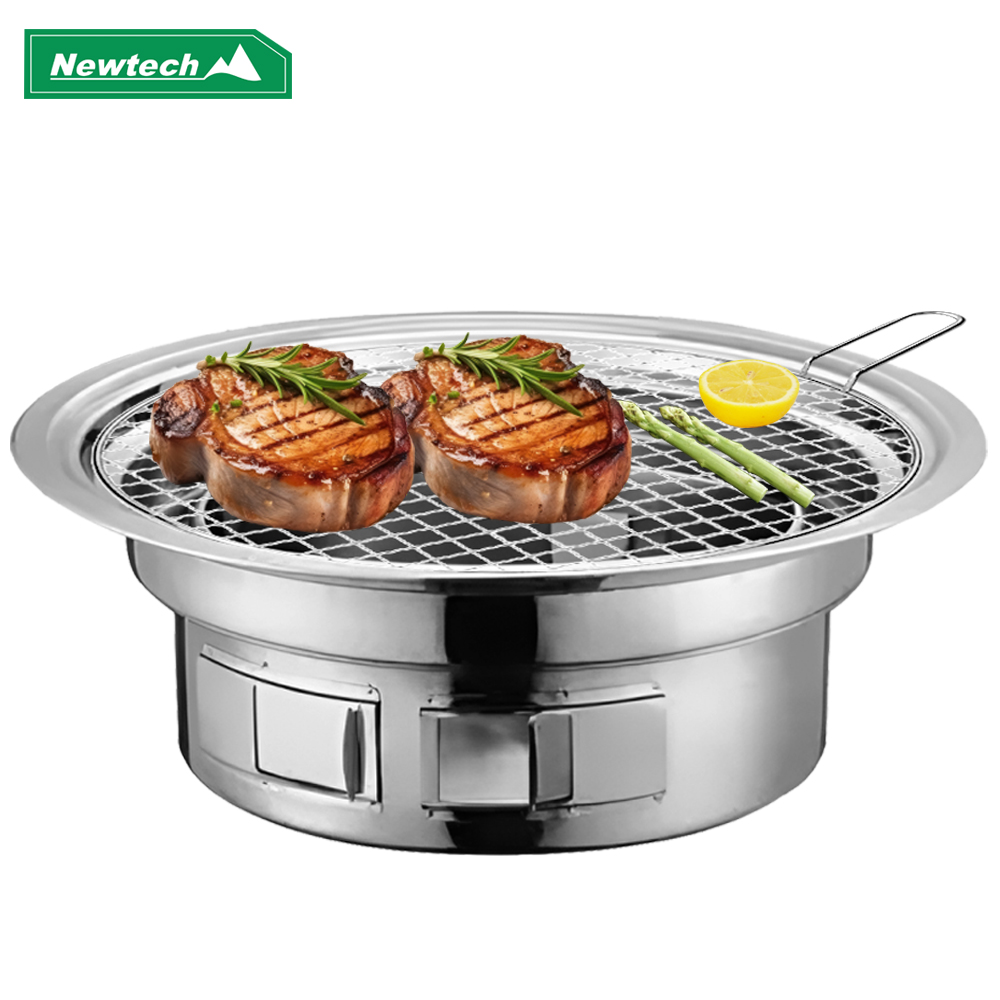 뉴테크 타지않는 스텐 바베큐그릴 A-20 캠핑 화로 야외 직화 BBQ 숯불그릴