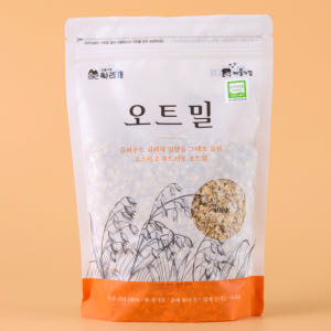 싸리재 바삭한 국산 귀리 유기농 오트밀 압착 쉐이크 롤드오트 400g, ... 맛있게 먹은 솔직 후기 - 상품 이미지 1