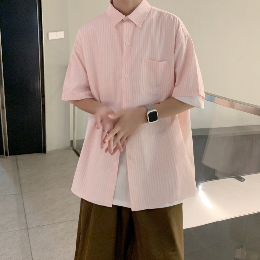 나혼자 산다 나혼산 남성용 셔츠 스트라이프 키 옷 정보 오버핏 남친룩 06 이미지 4