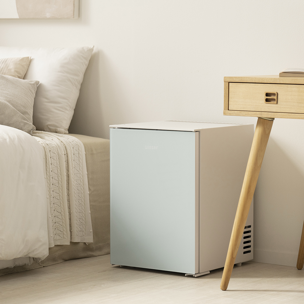파스텔 화장품 냉장고 40L 무소음 대용량 기숙사 원룸 WC-40DPK
