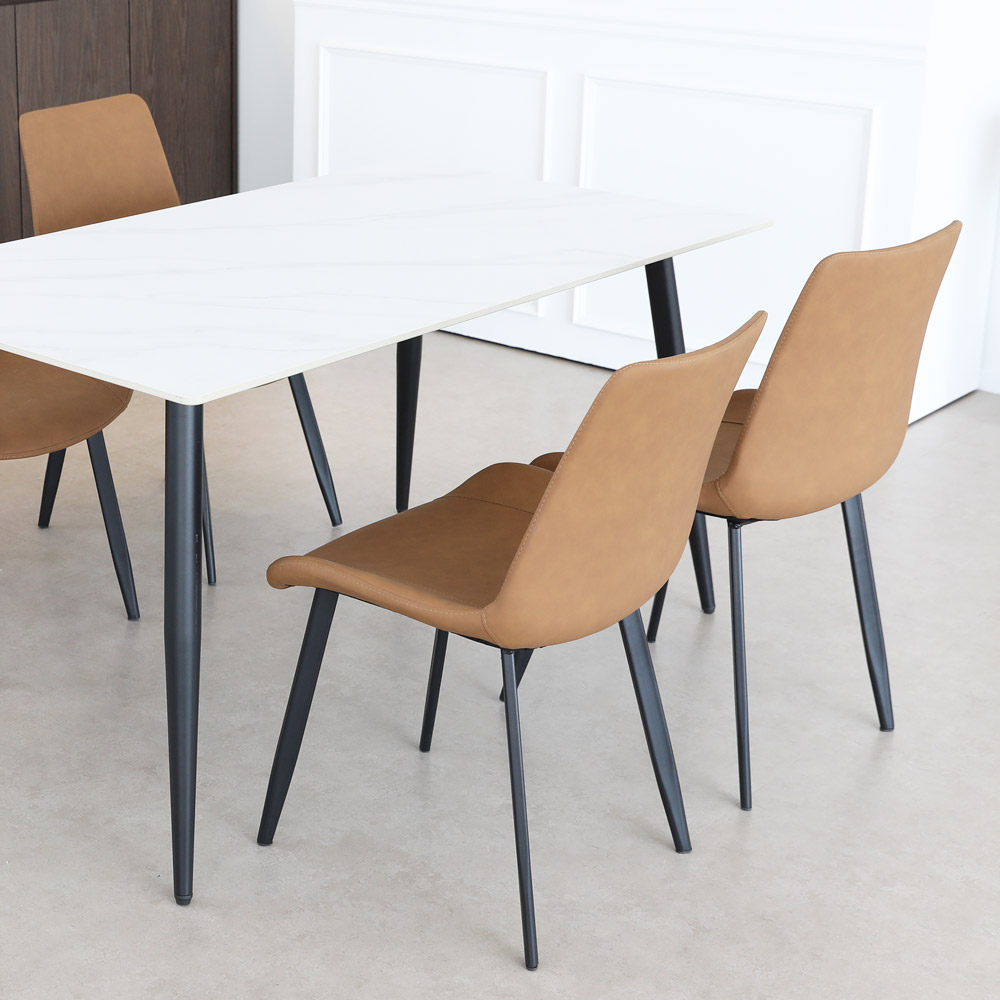 린백토리 고급 가죽 인테리어 편한 예쁜 식탁 의자 테이블 주방 의자 다이닝체어