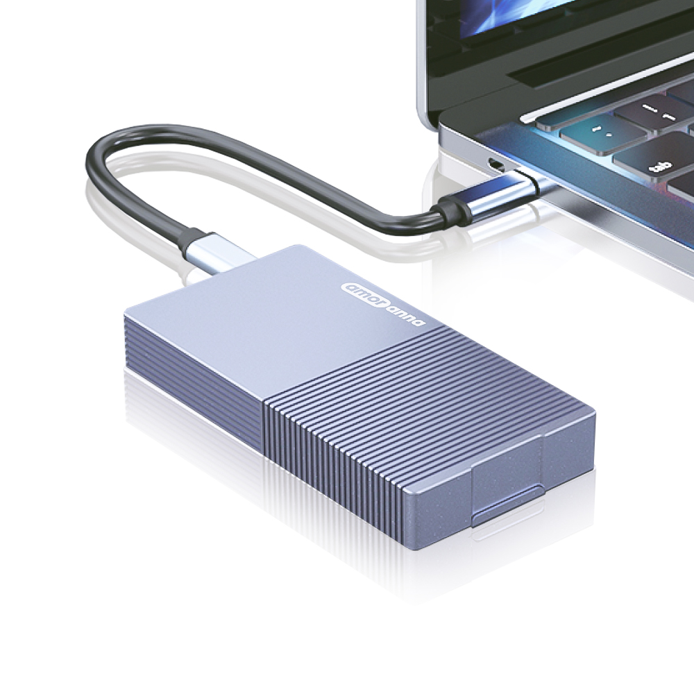 아모란나 C타입 외장SSD 케이스 M2 NVMe 인클로저 USB4 휴대용 - 상세 이미지 2