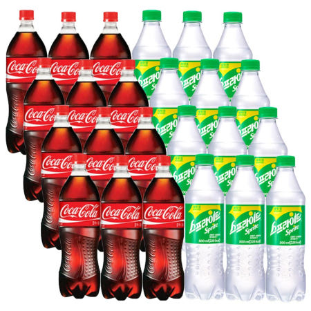 코카콜라 업소용 500ml 12입+스프라이트 업소용 500ml 12입