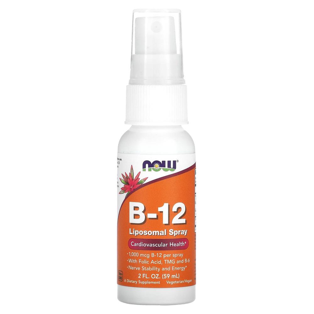 나우 비타민 B12 시아노코발라민 리포소말 액상 스프레이 1000mcg 59ml - 상세 이미지 2