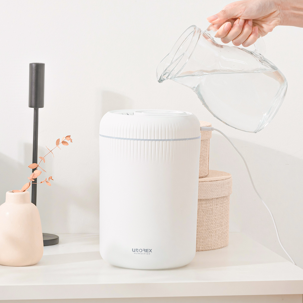 스마트 초음파 가습기 3.5L UTH-1050 대용량 간편 세척 무드등 신생아 거실