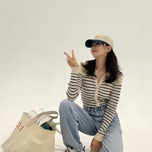 박보영 옷 드라마 정신병동 스트라이프 상의 정다은 말라보이는 룩 02 착용 후기 | 사이즈/핏 총정리 - 상품 이미지 3