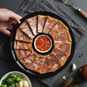 맛의고수 100% 국내산 돼지 머릿고기 통 편육 비빔면 토핑 250g, ... 맛있게 먹은 솔직 후기 - 상품 이미지 2