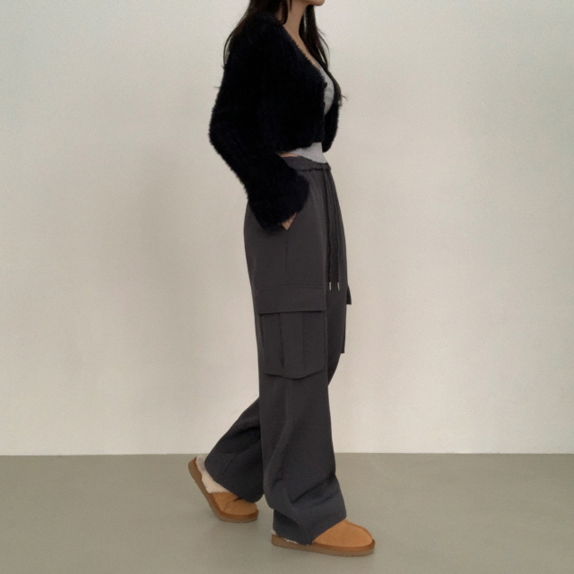 볼디즈 바스락 카고 포켓 핀치 와이드+조거 2way나일론 트레이닝 팬츠 봄 바지 상세 이미지 35
