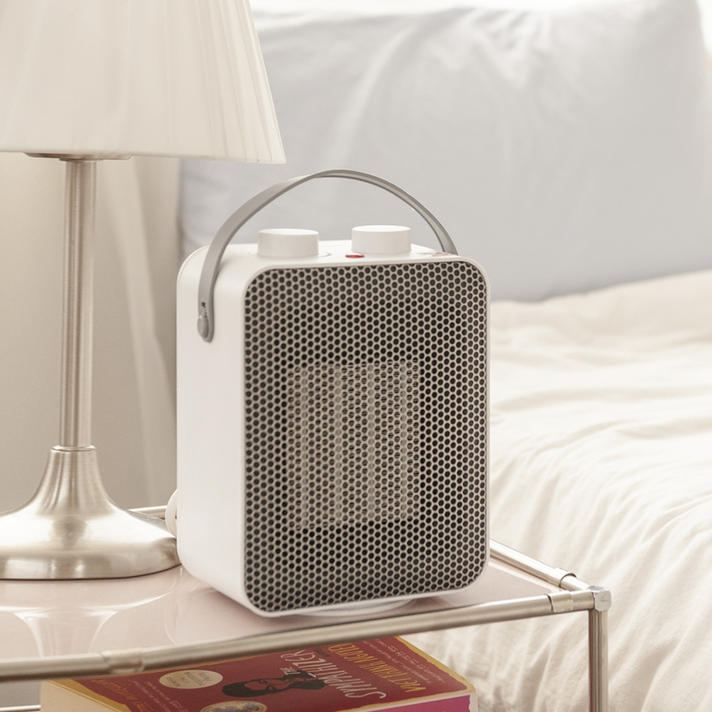 (1+1) 한일 캠핑용 히터 온풍기 욕실 팬히터 발난로 PTC HEF-101MINI