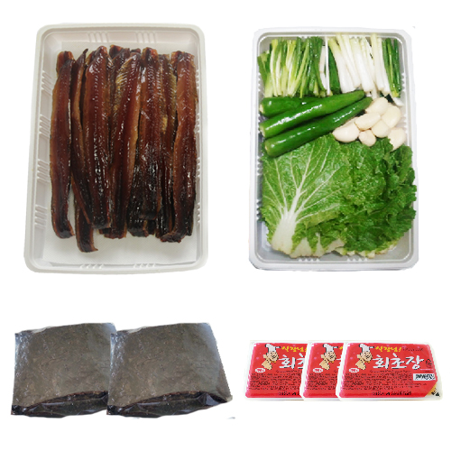 포항 구룡포 과메기 완전손질 야채세트 20마리 40쪽 - 메인 이미지