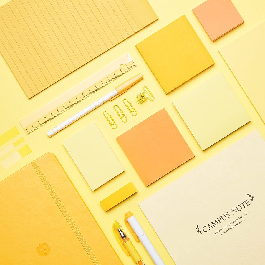 3M 포스트잇 점착메모지 노트 654 (76mmx76mm) 노랑 크림블루 러블리핑크 애플민트 접착메모지