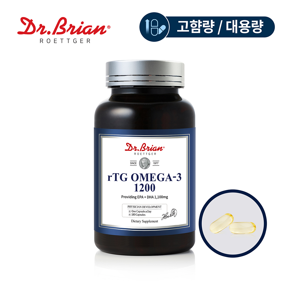 6개월분 닥터브라이언 알티지(rTG) 오메가-3 1200 (180C) 1... 맛있게 먹은 솔직 후기 - 대표 이미지