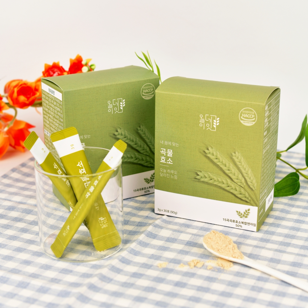 올데이잇 소화효소 곡물 발효 효소 역가수치 30포, 3개 - 상세 이미지 3