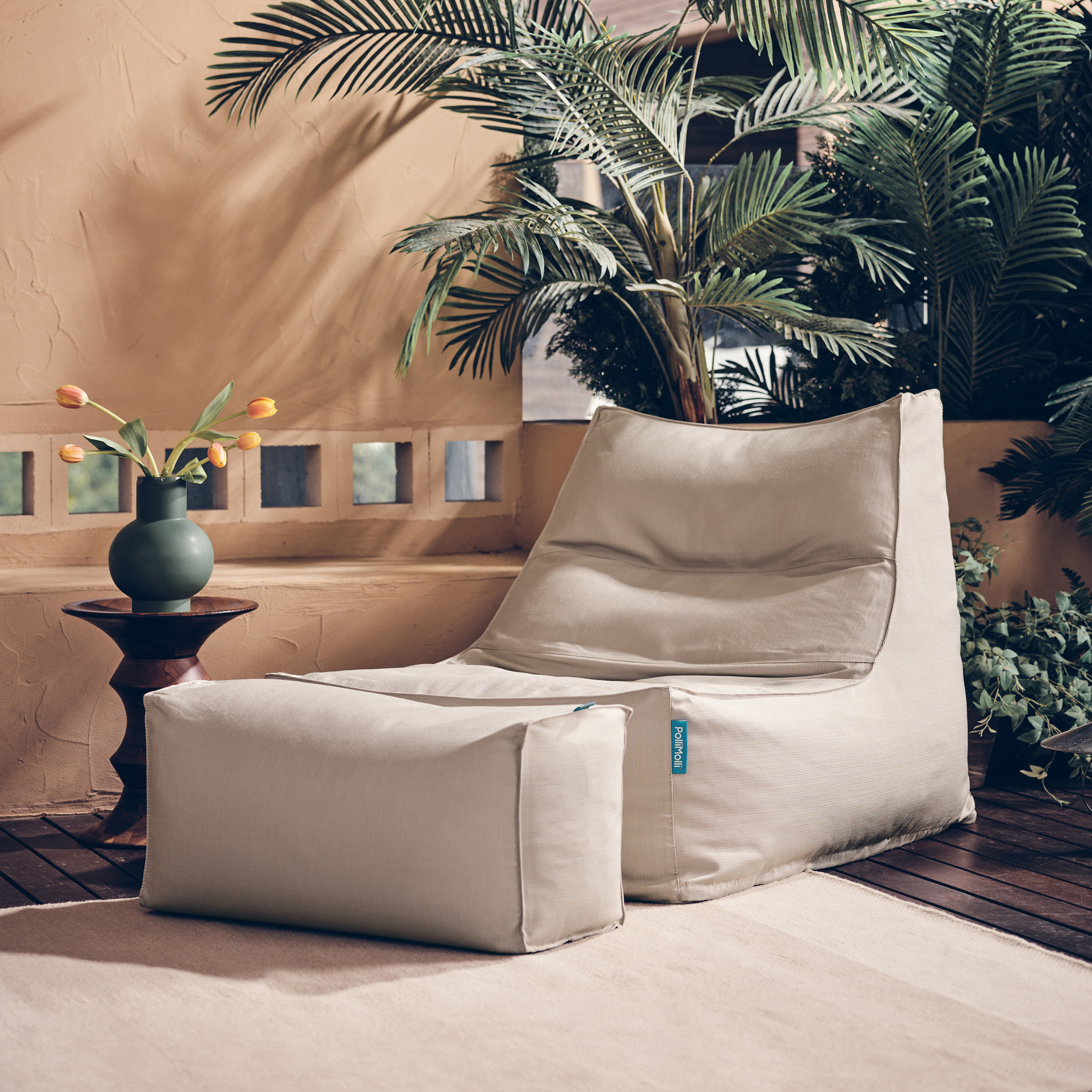 폴리몰리 607R 1인용 대형 빈백 소파 호텔 리조트, 몰디브 블루 (메시속커버,선택안함)