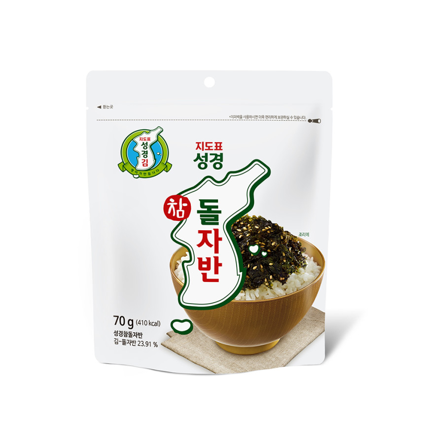 지도표 성경김 김자반 돌자반 조미김 70g, 20개
