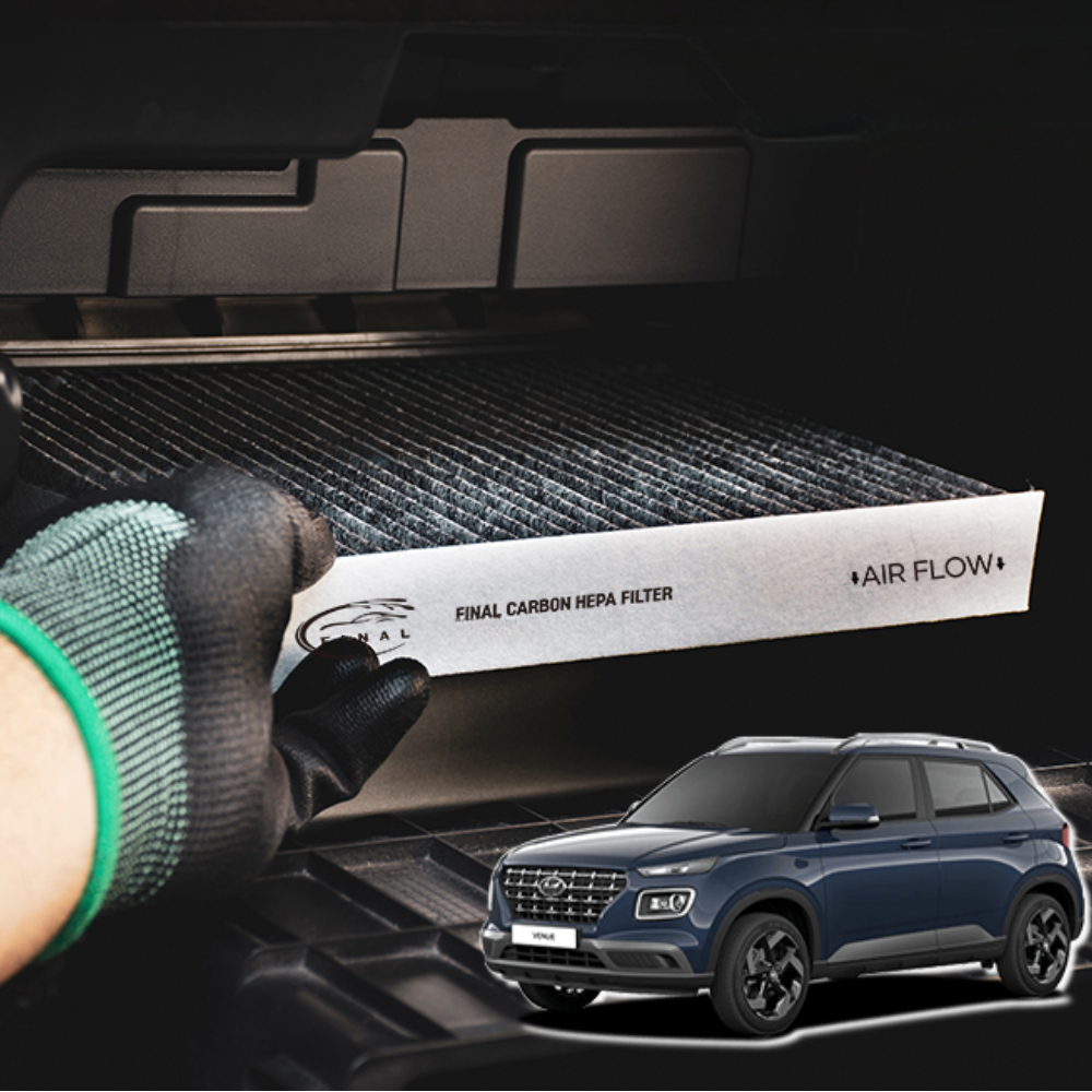[호환]파이널 현대 자동차 차량용 베뉴 활성탄 에어컨 필터 A10
