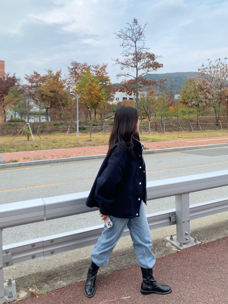 루즈 하이넥 플리스 점퍼 (2color) 상세 이미지 36