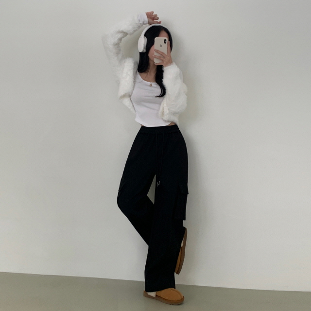볼디즈 바스락 카고 포켓 핀치 와이드+조거 2way나일론 트레이닝 팬츠 봄 바지 상세 이미지 55